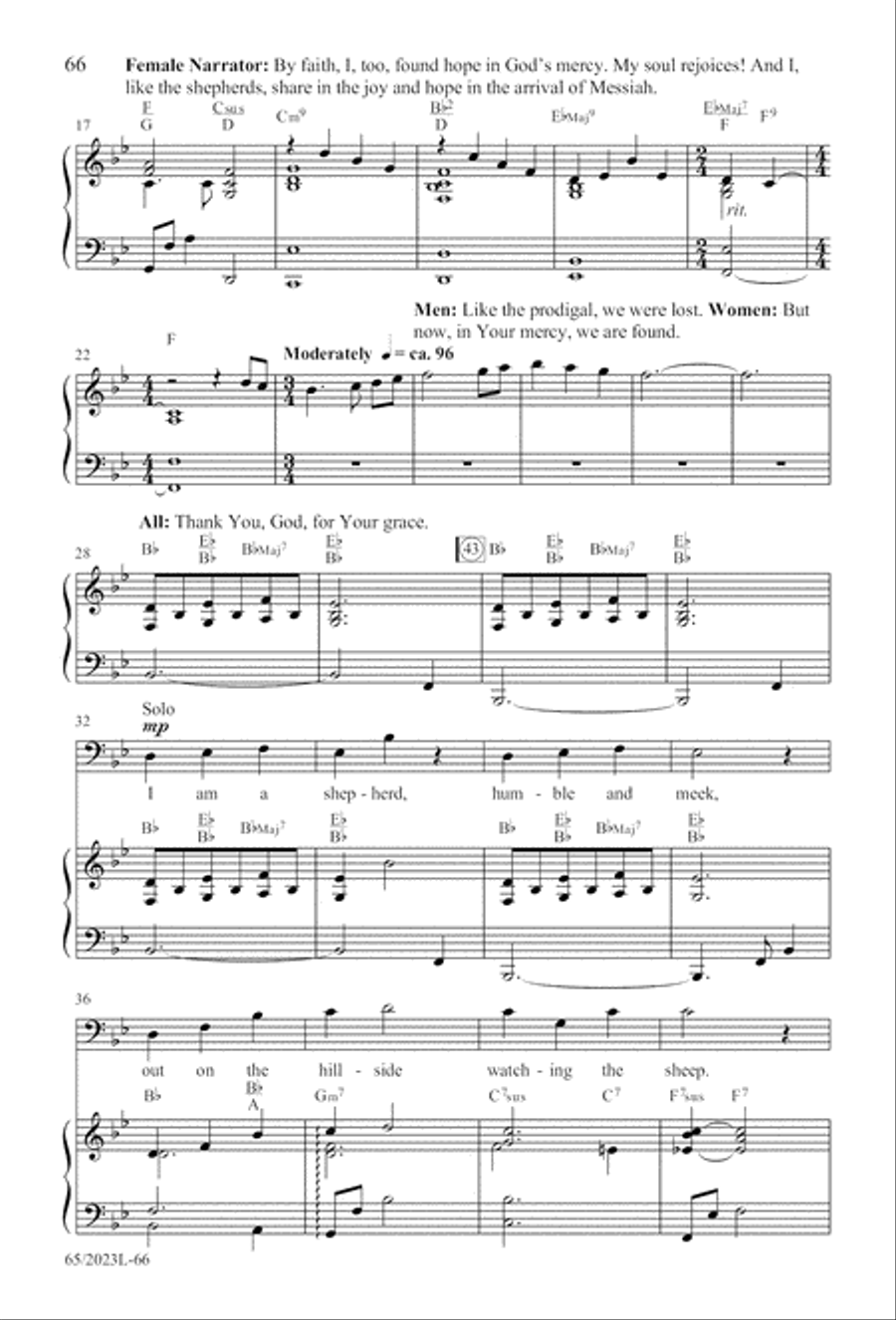 Child of Hope Child of Hope 4-Part scores gallery preview page 67