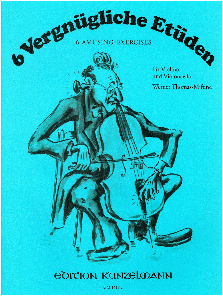 6 amusing studies for violin and cello String Duet scores gallery preview page 1