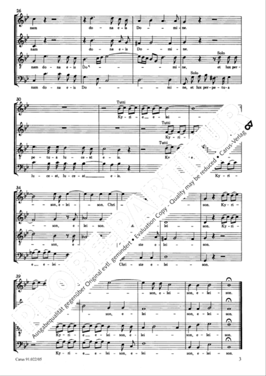 Requiem in B Requiem in B 4-Part scores gallery preview page 4
