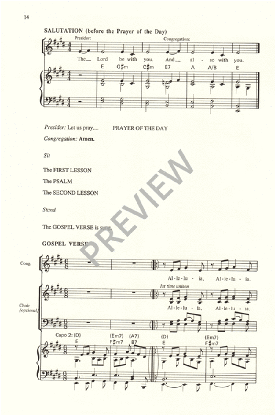 Now the Feast and Celebration 4-Part scores gallery preview page 16