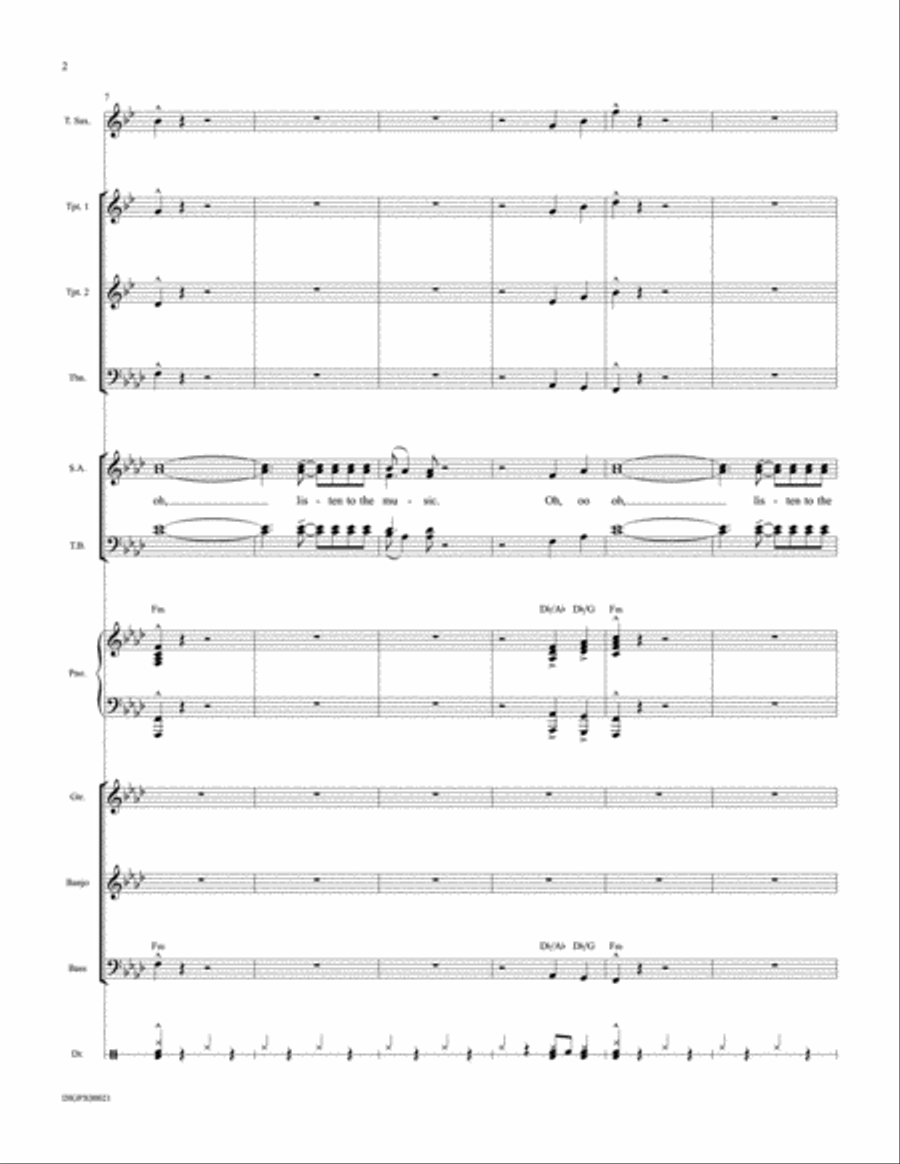 Listen to the Music: Score Score scores gallery preview page 2