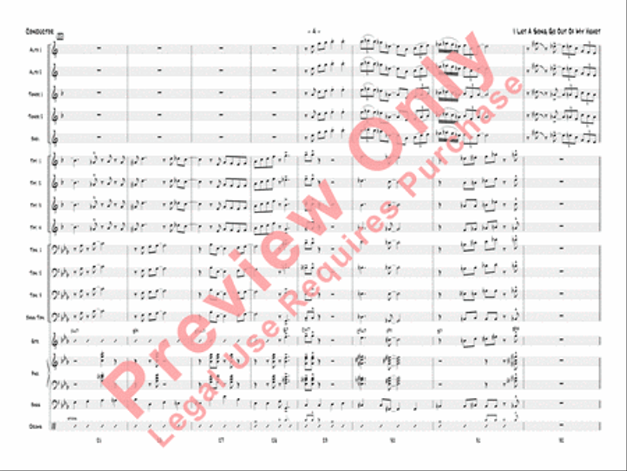 I Let a Song Go Out of My Heart Jazz Ensemble scores gallery preview page 7