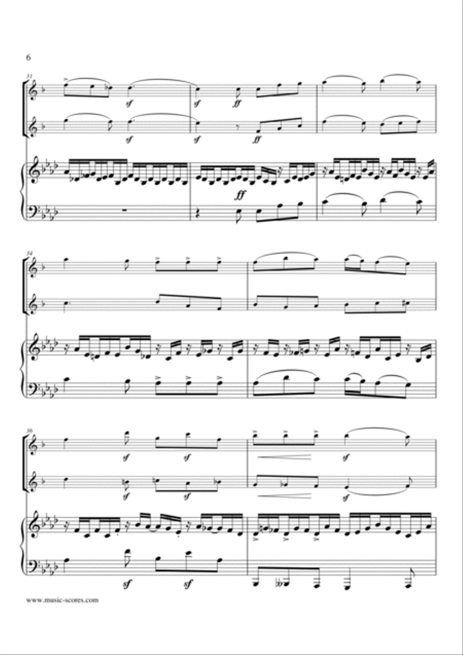 Op.38, No.6 - Duetto - Song without Words Woodwind Duet scores gallery preview page 6