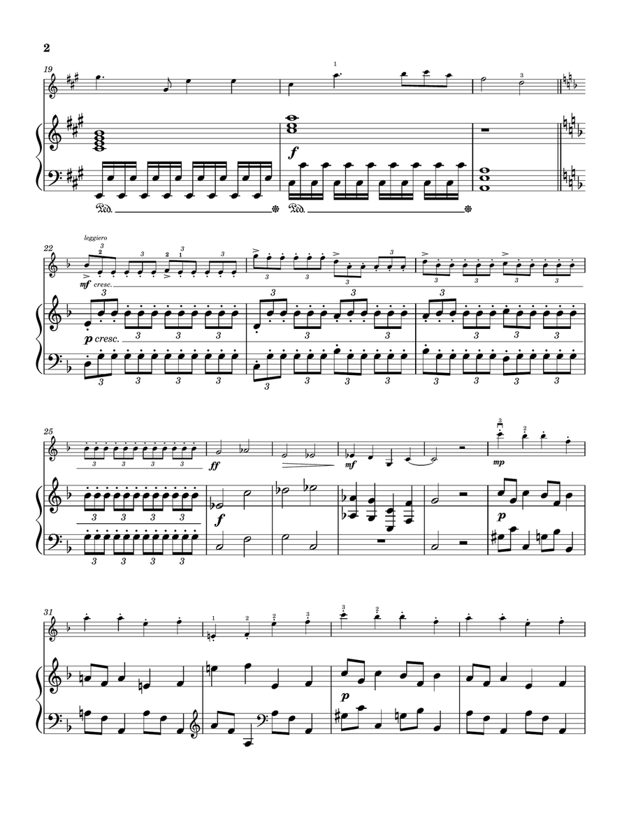 Concerto in A major op.2 no.1 Violin Solo scores gallery preview page 3