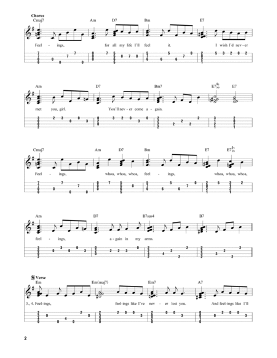 Feelings (¿Dime?) Ukulele scores gallery preview page 2