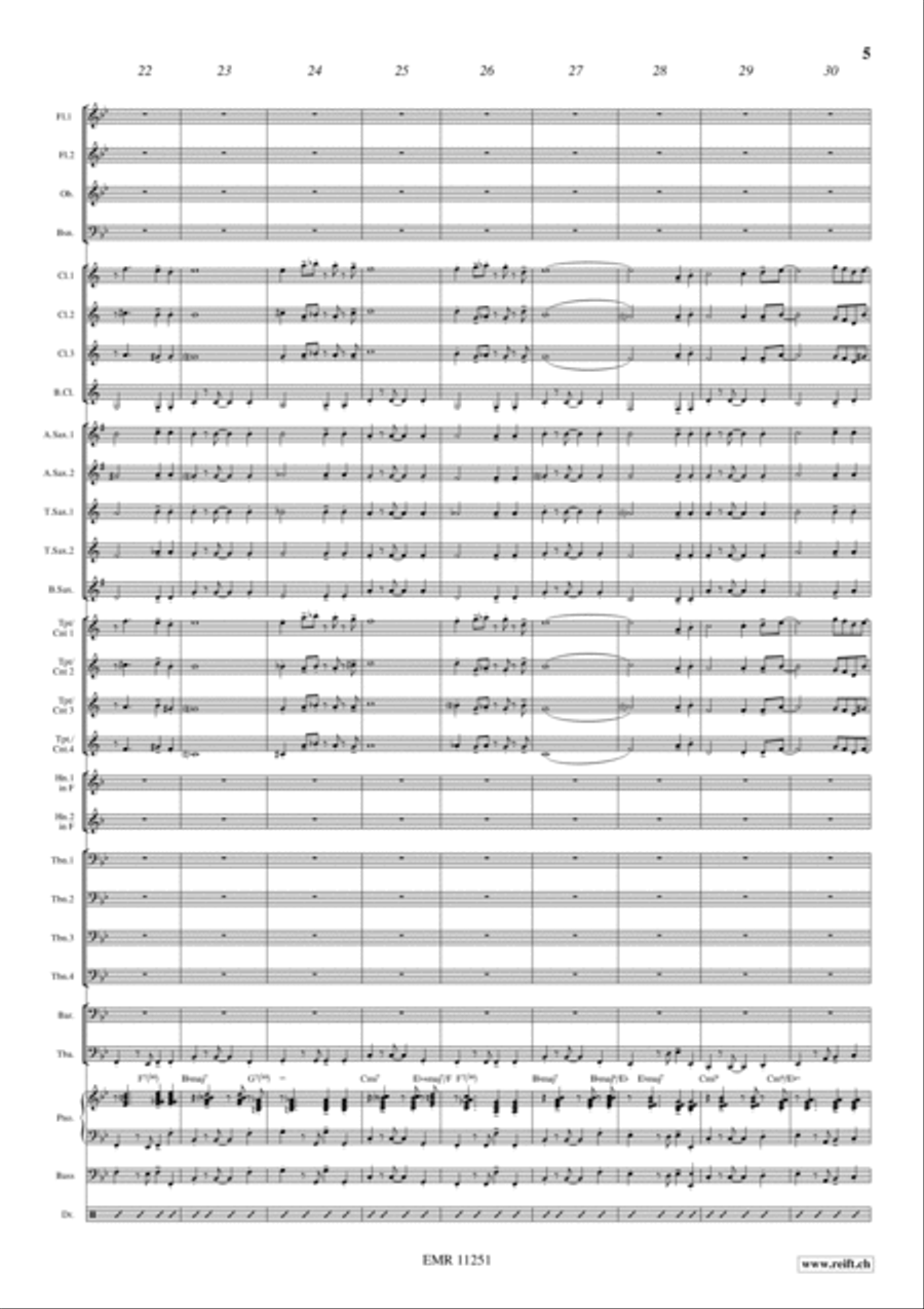 Zodiac Concert Band scores gallery preview page 6