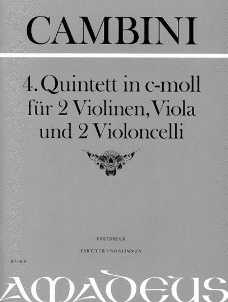 4th Quintet in C minor