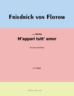 M'appari tutt' amor, by Flotow, in F Major