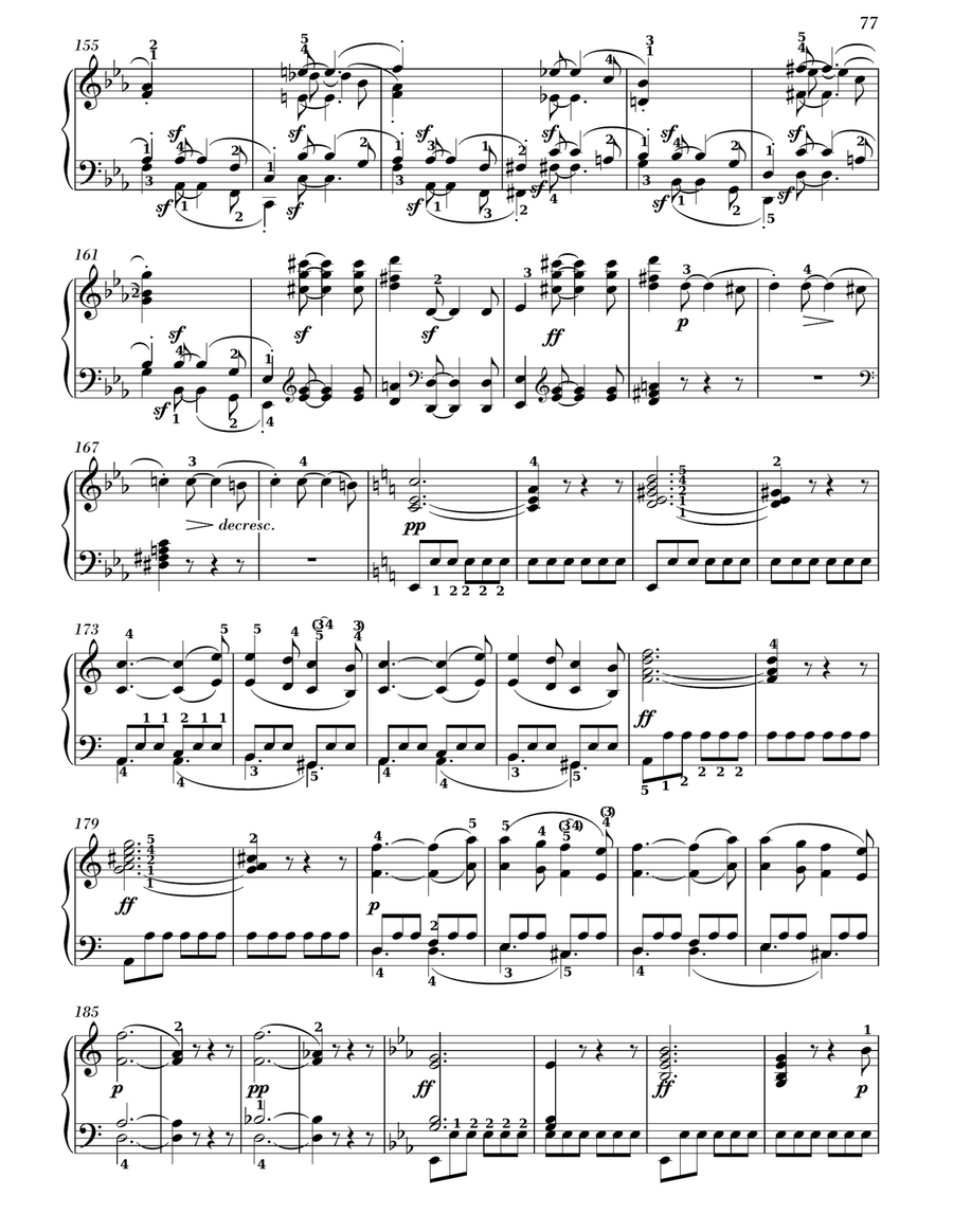Piano Sonata No. 4 In E-flat Major, Op. 7 Piano Solo scores gallery preview page 6
