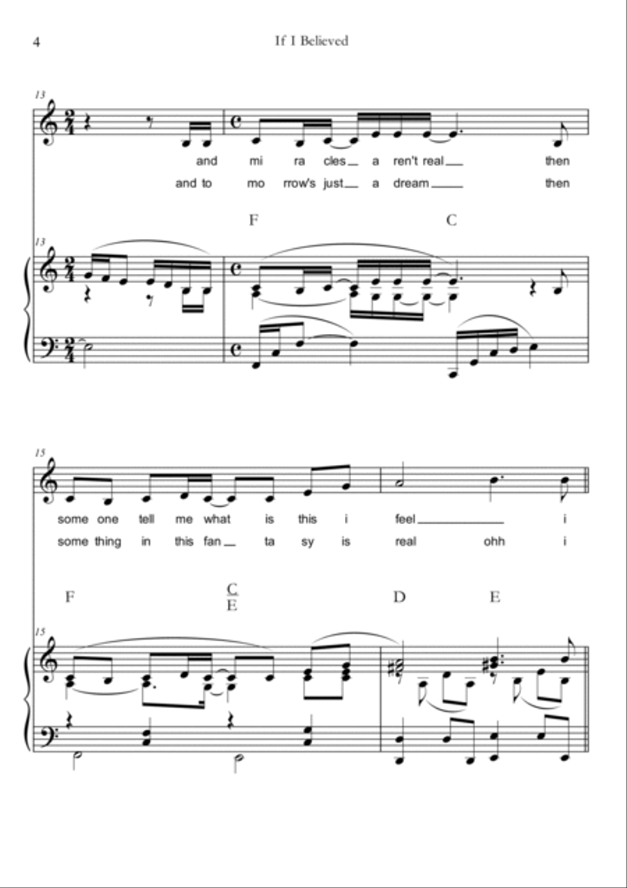 If I Believed Voice scores gallery preview page 6