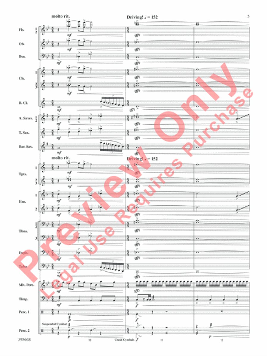 At the Movies with Danny Elfman Concert Band scores gallery preview page 6