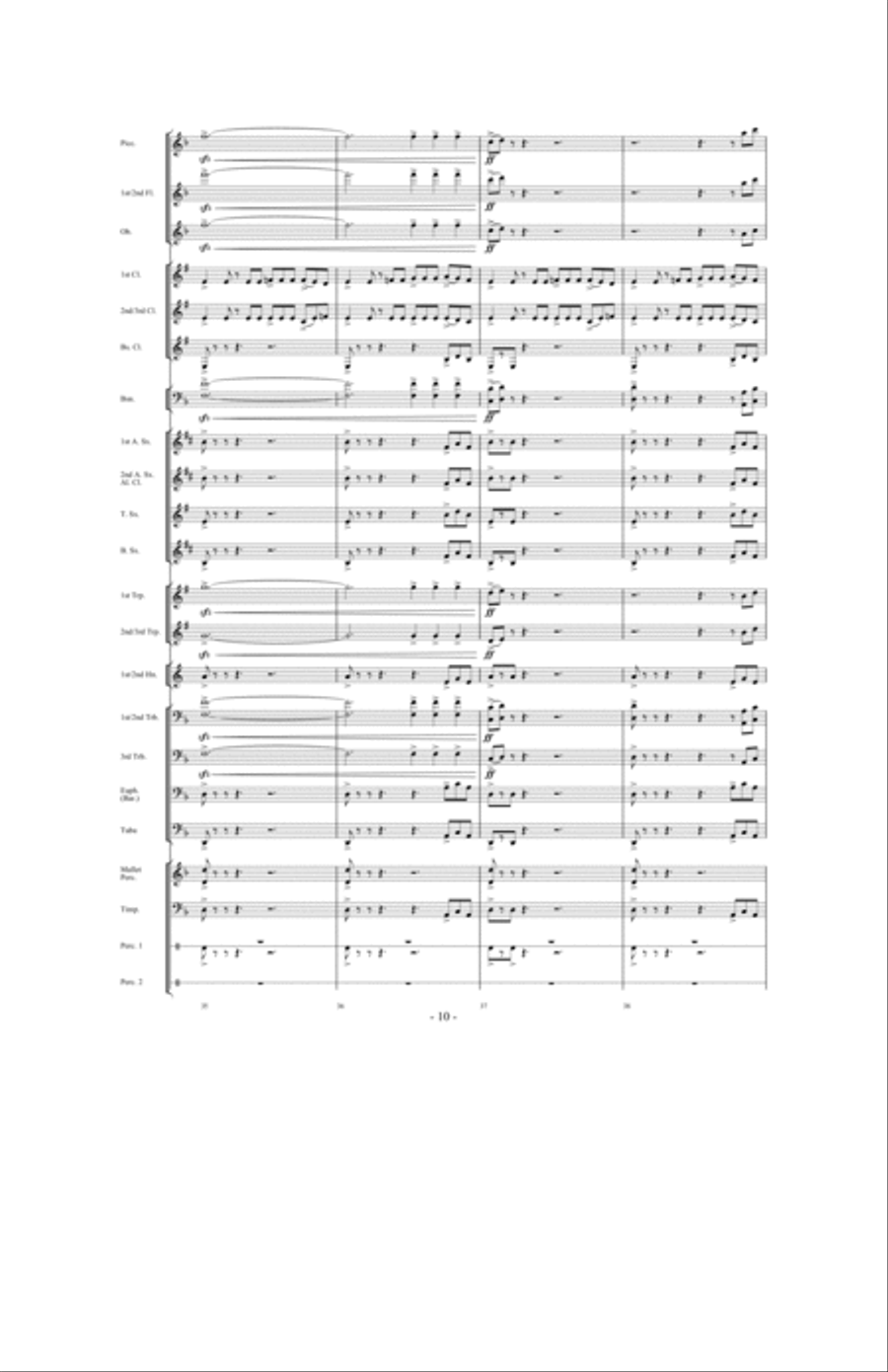 Apollo: Myth and Legend Concert Band scores gallery preview page 9