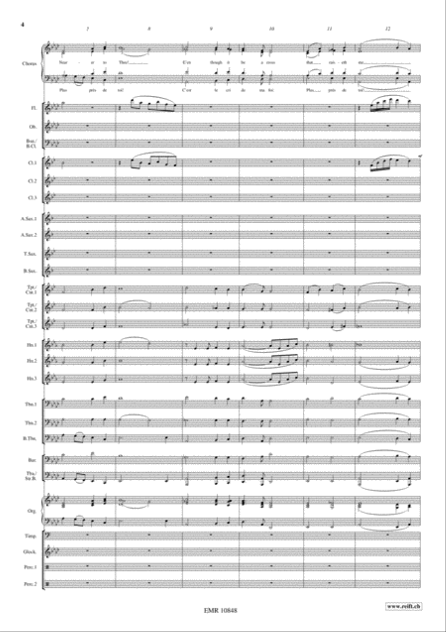 Nearer My God To Thee 4-Part scores gallery preview page 5