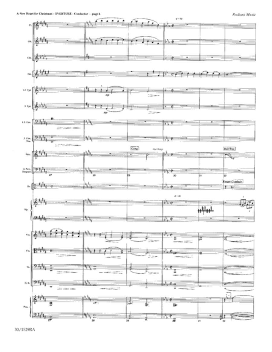 A New Heart for Christmas - Orchestration Choir scores gallery preview page 7