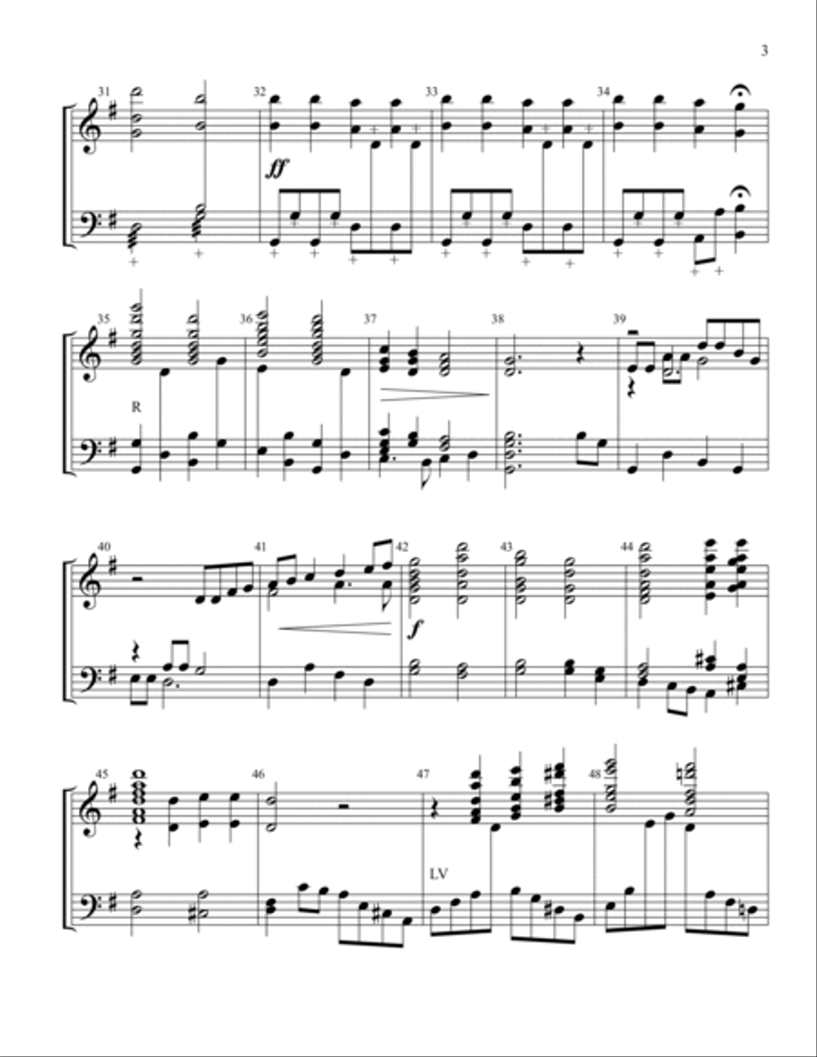 Wie Schon Leuchtet (Handbells, 4 octaves) Wie Schon Leuchtet (Handbells, 4 octaves) 4-Octaves scores gallery preview page 3