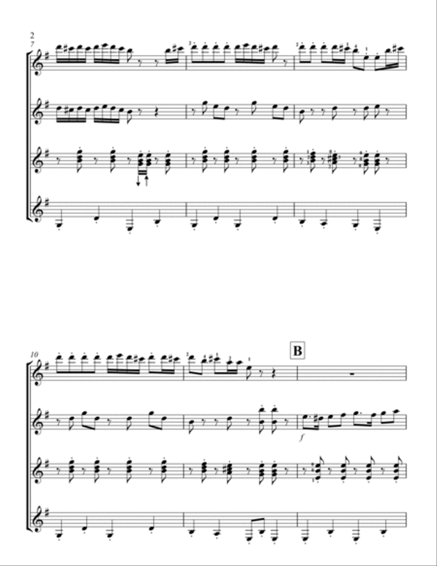 Angry Birds Theme Acoustic Guitar scores gallery preview page 3