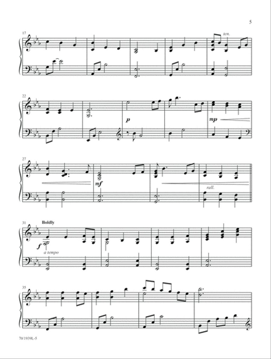 Lord of My Heart Piano Solo scores gallery preview page 5