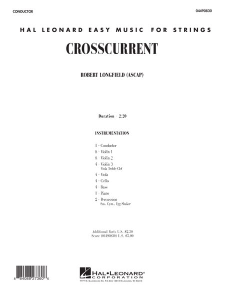 Crosscurrent - Full Score