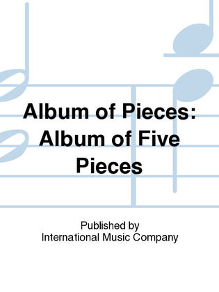 Book cover for Album Of Five Pieces