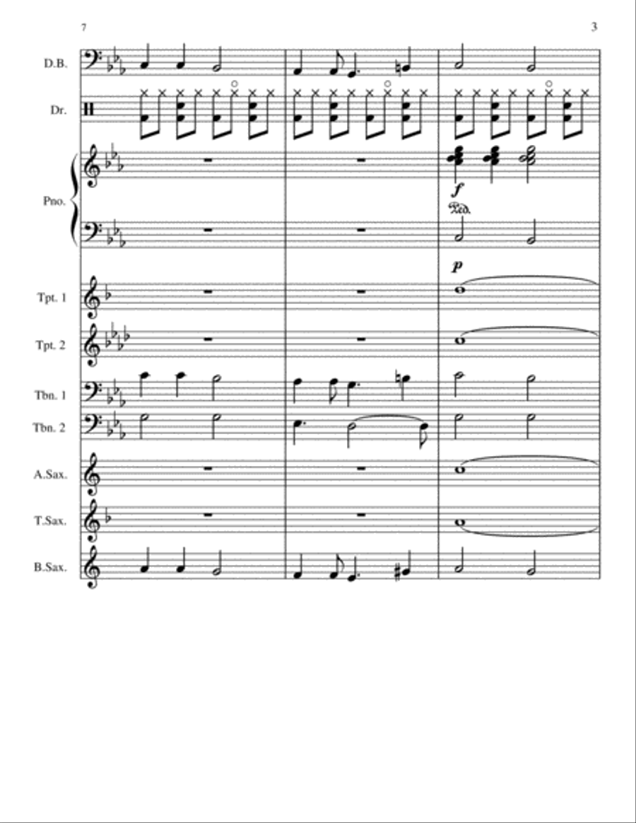 King's Mountain Jazz Ensemble scores gallery preview page 3