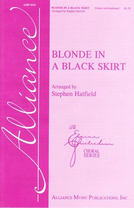 Blonde in a Black Skirt