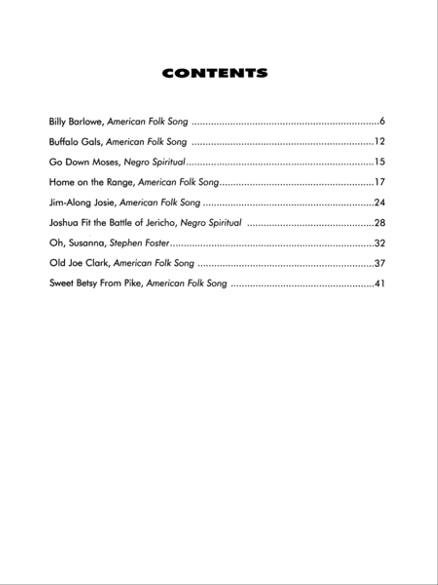 Strings Around the World -- Folk Songs of the U.S.A. String Orchestra scores gallery preview page 7