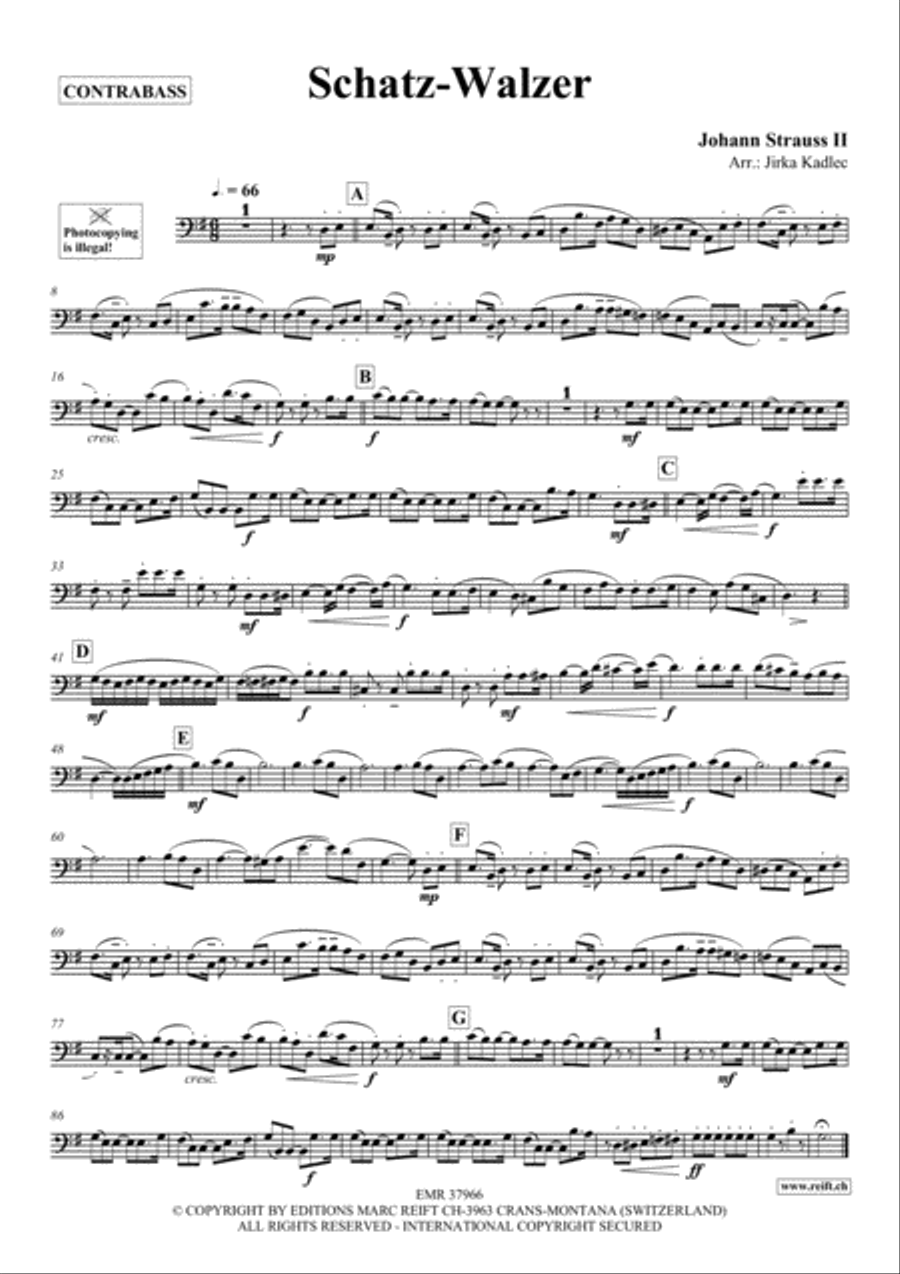 Schatz-Walzer Double Bass scores gallery preview page 2