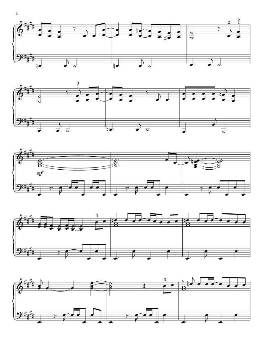 (I've Had) The Time Of My Life Piano Solo scores gallery preview page 4