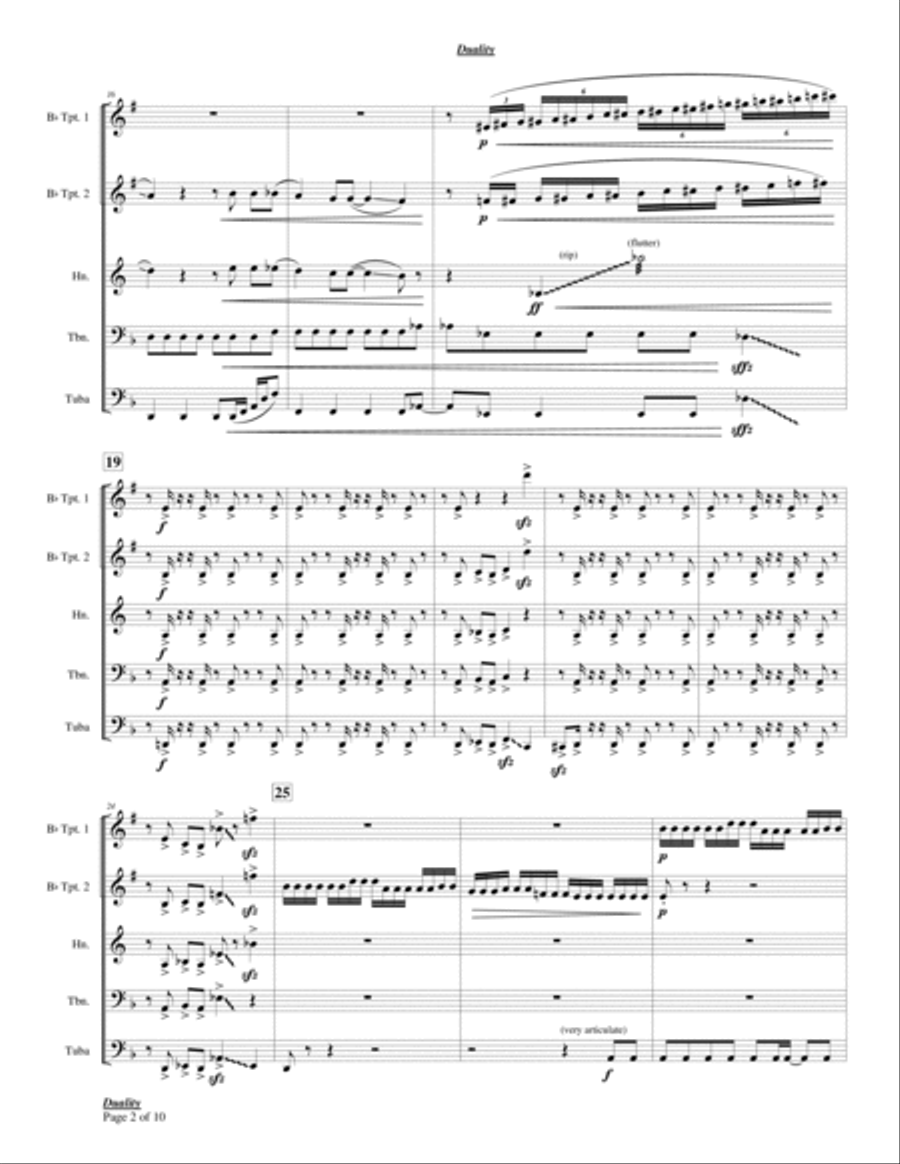 Duality Duality Chamber Music scores gallery preview page 2