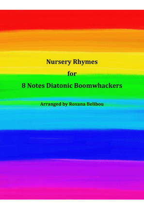 Book cover for Nursery Rhymes for 8 Notes Diatonic Boomwhackers Collection