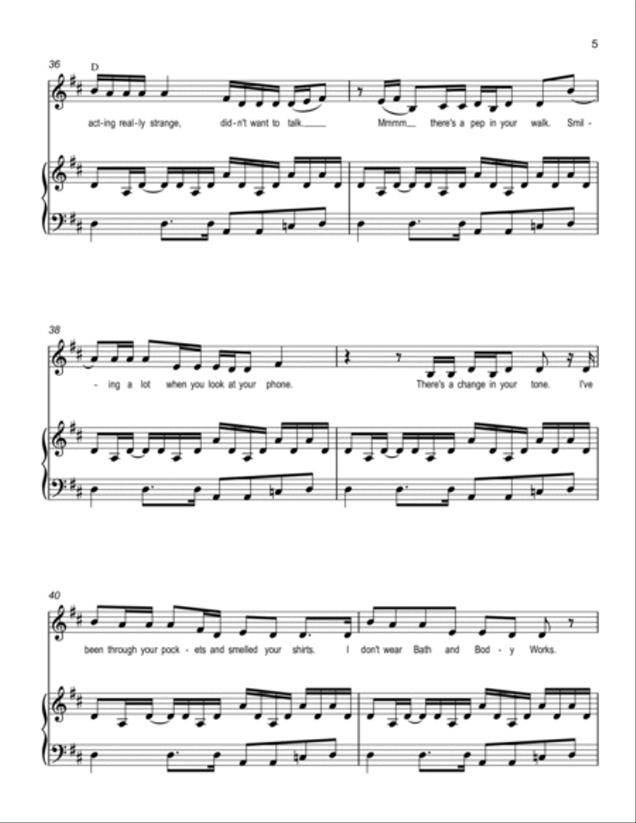 Giddy On Up Voice scores gallery preview page 5