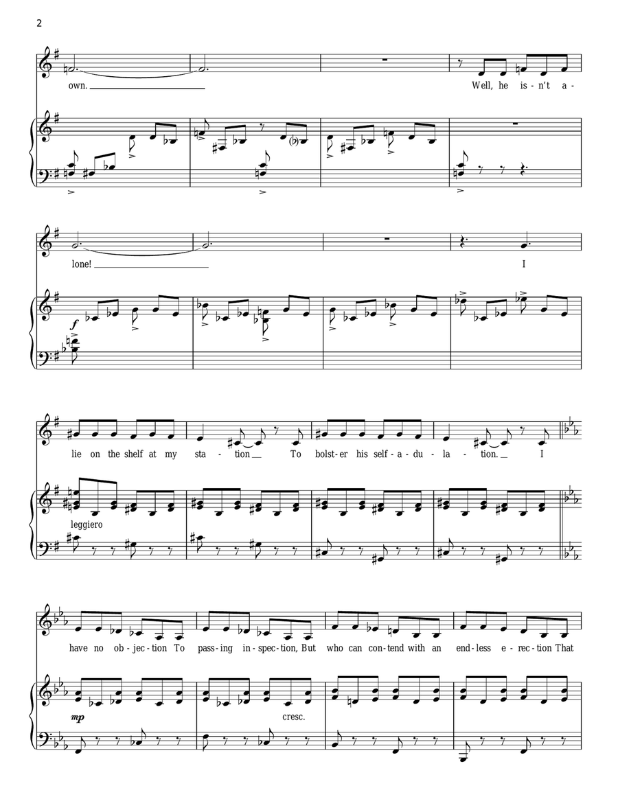 My Husband The Pig Voice scores gallery preview page 2