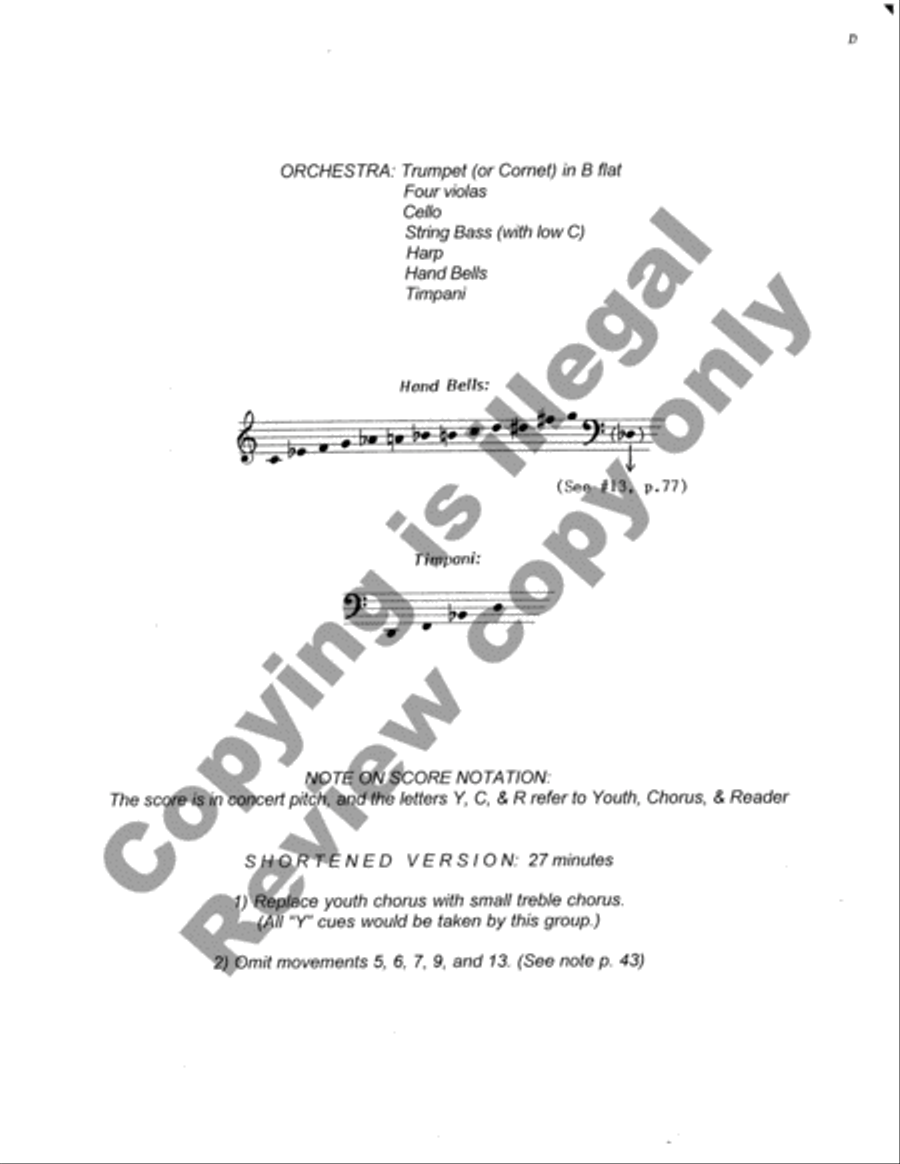 The Web of Life (Full Score) Choir scores gallery preview page 6