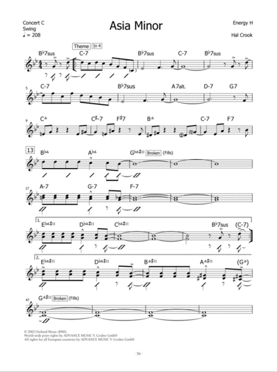 The Music of Hal Crook The Music of Hal Crook Piano scores gallery preview page 16