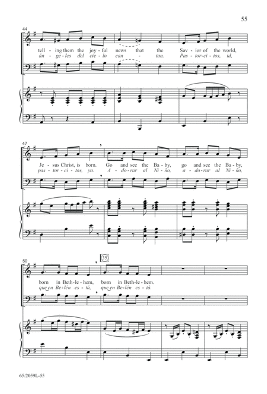 The Christmas Story The Christmas Story 3-Part scores gallery preview page 56