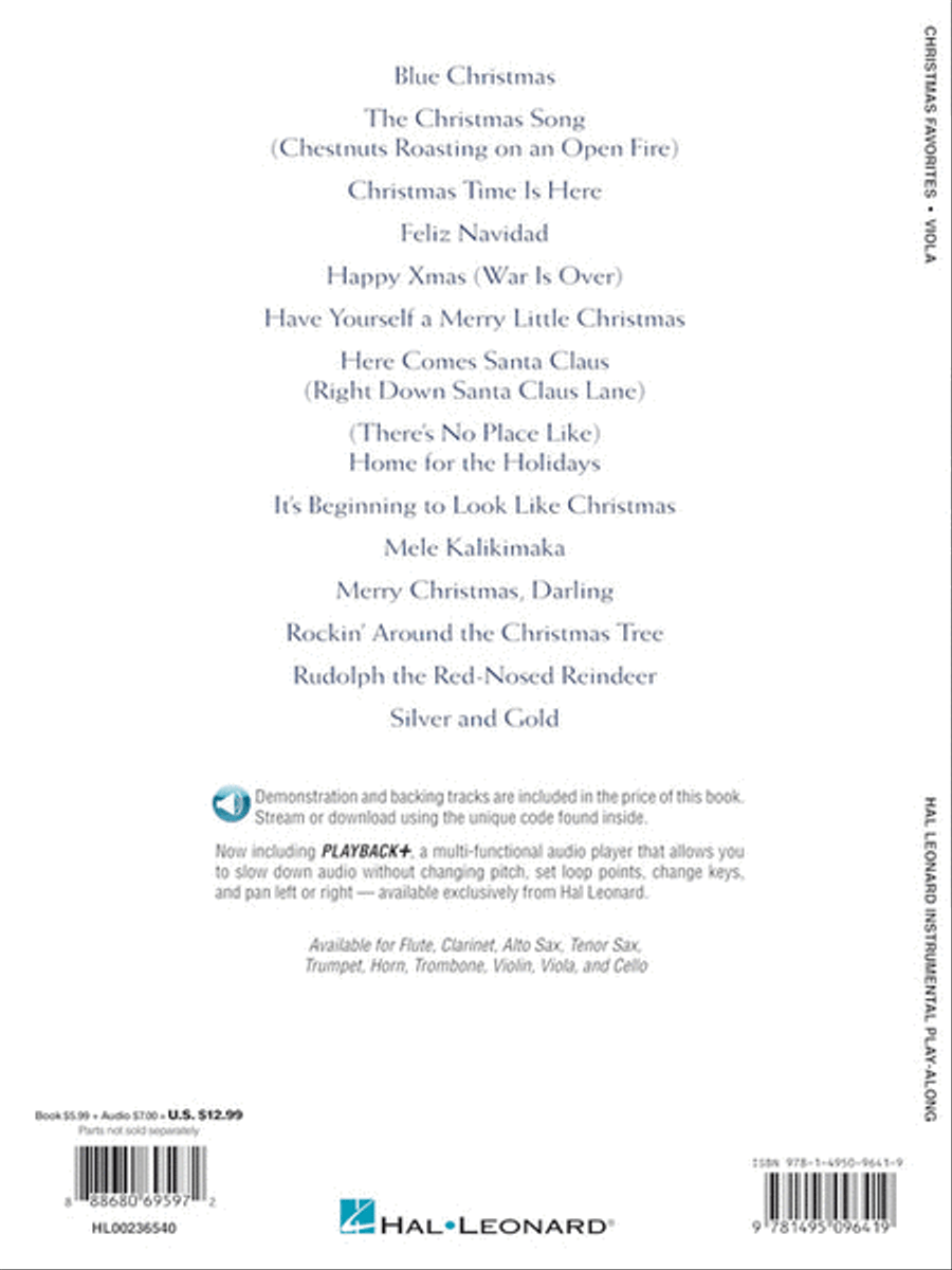 Christmas Favorites Viola Solo scores gallery preview page 4