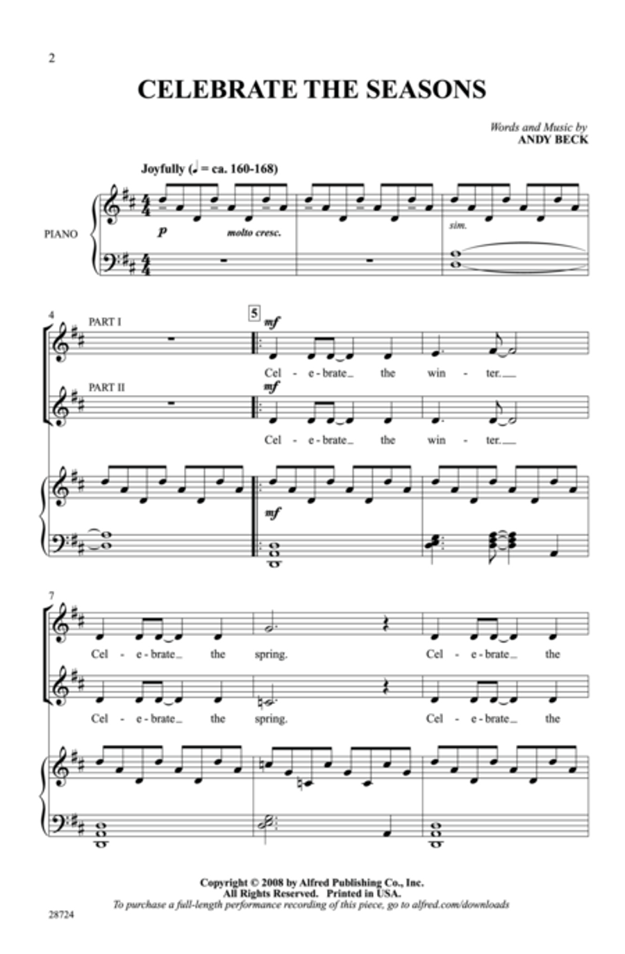 Seasons Seasons 2-Part scores gallery preview page 2