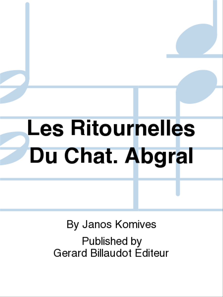 Les Ritournelles Du Chat. Abgral English Horn scores gallery preview page 1