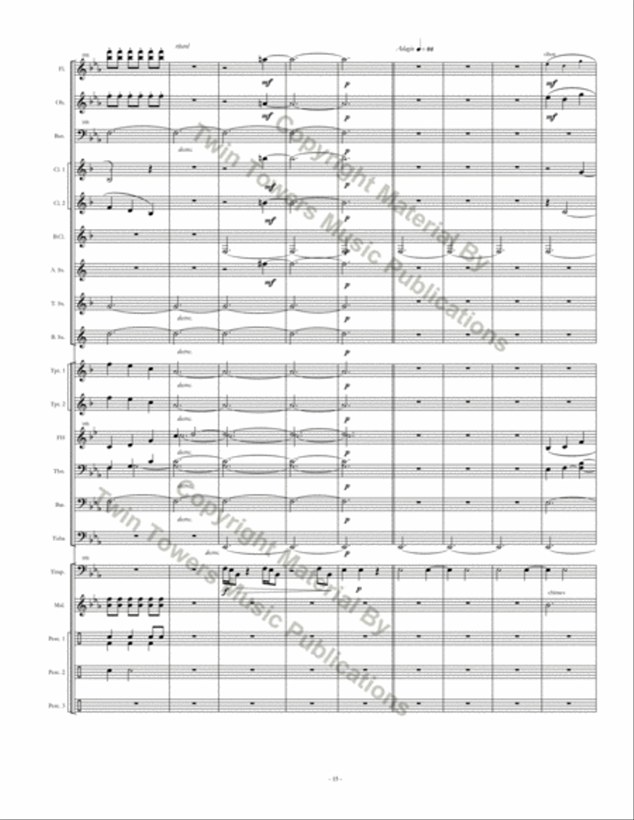 Monuments Monuments Concert Band scores gallery preview page 16