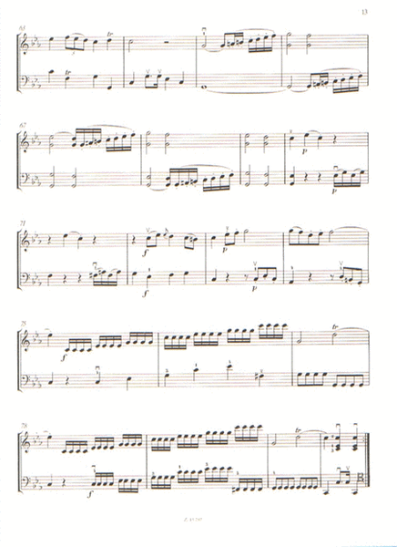 Sei Duo Per Violino E Violoncello Ii (No. 4-6)