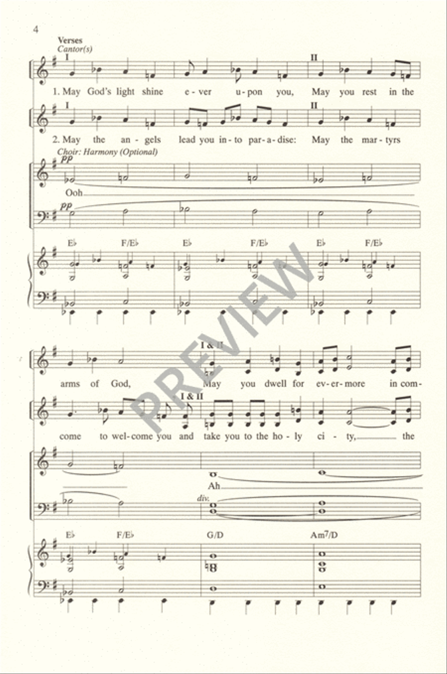 The Hand of God Shall Hold You 4-Part scores gallery preview page 6