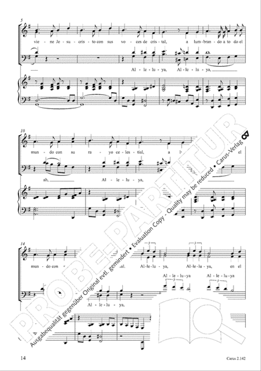 Christmas Carols of the World. Choral collection 4-Part scores gallery preview page 16