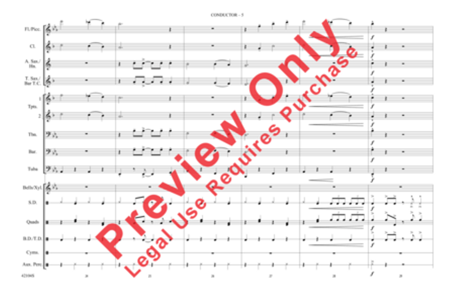 Love Me Do Marching Band scores gallery preview page 6