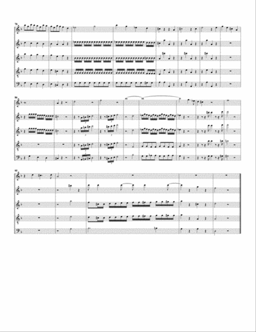 Der Hoelle Rache kocht in meinem Herzen from Die Zauberfloete (Queen of the night aria from Magic f Flute scores gallery preview page 4