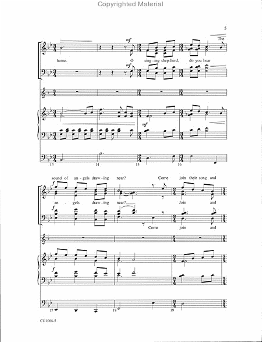 Come Join Their Song 4-Part scores gallery preview page 4