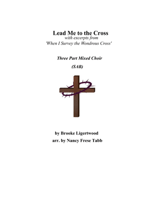 Book cover for Lead Me To The Cross