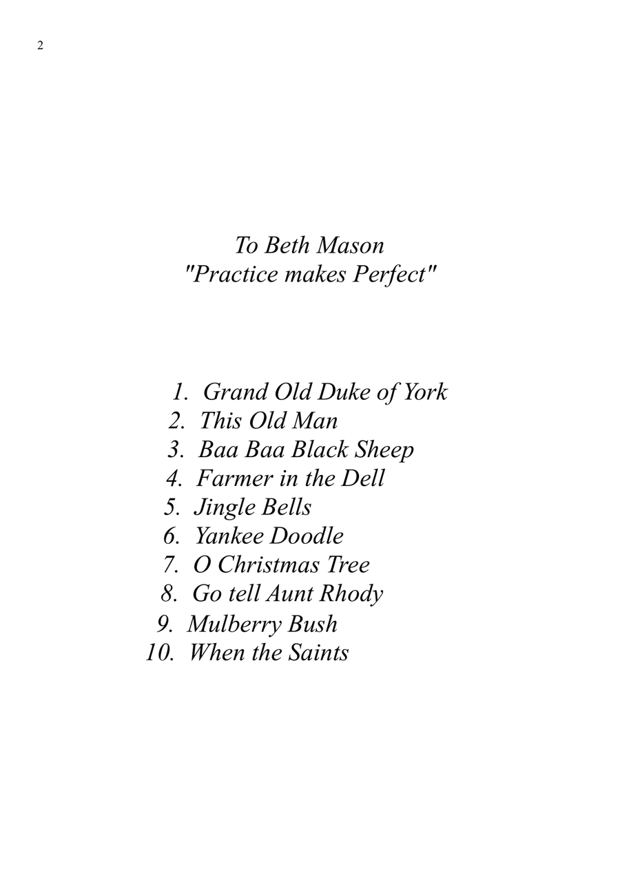 Nursery Rhymes for Beginners Piano Method scores gallery preview page 2