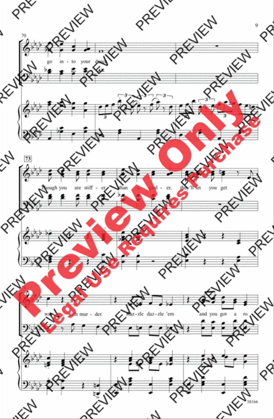Razzle Dazzle 4-Part scores gallery preview page 20