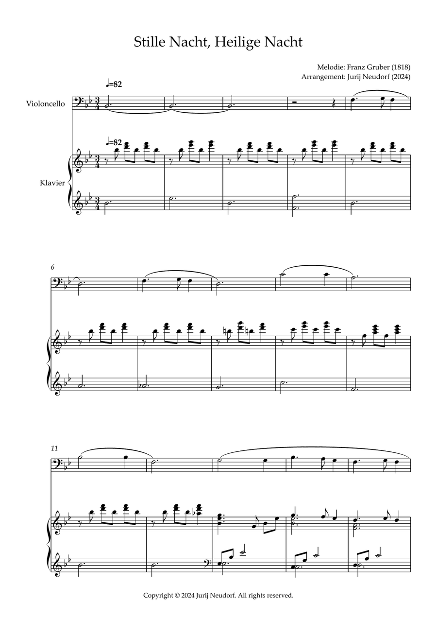 Stille Nacht, Heilige Nacht (Silent Night, Holy Night)