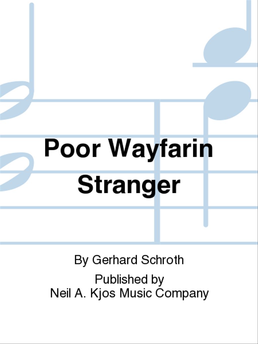 Poor Wayfarin Stranger 4-Part scores gallery preview page 1